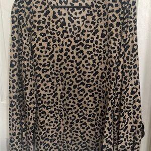Leopard Print Women's Top